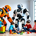 또봇의 교육적 메시지 - Tobot Teamwork**

"A group of fully clothed, diverse children working together to assemble a large T...