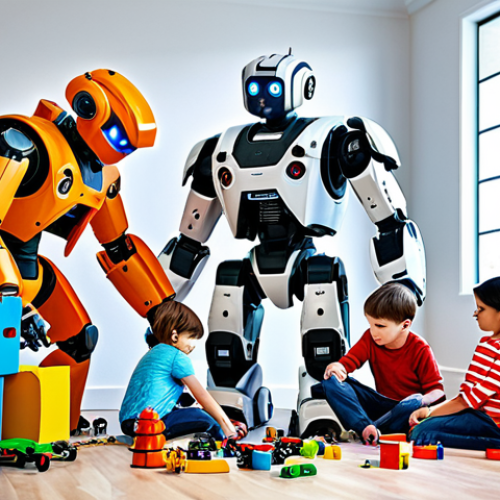 또봇의 교육적 메시지 - Tobot Teamwork**

"A group of fully clothed, diverse children working together to assemble a large T...