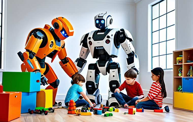 또봇의 교육적 메시지 - Tobot Teamwork**

"A group of fully clothed, diverse children working together to assemble a large T...