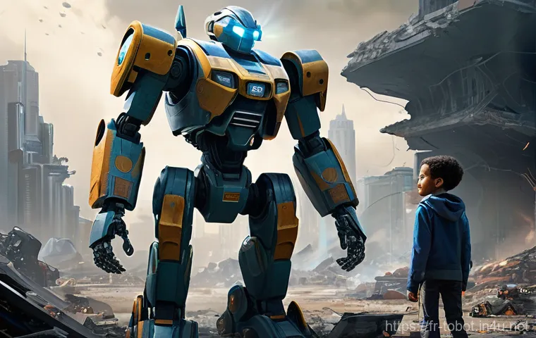 또봇 드라마틱 장면 톱10 - **Prompt:** A dynamic scene depicting several diverse children (aged 8-12, wearing modest, futuristi...