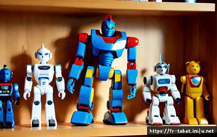 또봇 컬렉션 장난감 추천 - Photorealistic product-style scene of a colorful transforming robot toy collection arranged neatly o...